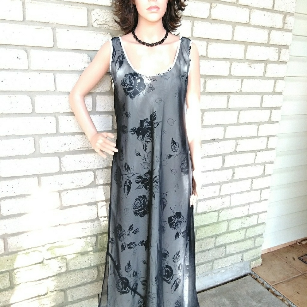 Beautiful Maxi Dress By Express Sz (11/12)